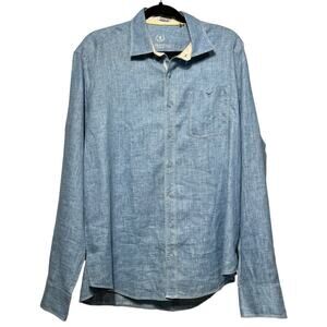 Bugatchi Uomo Men’s Shaped Fit Button Up Shirt / Size-XL